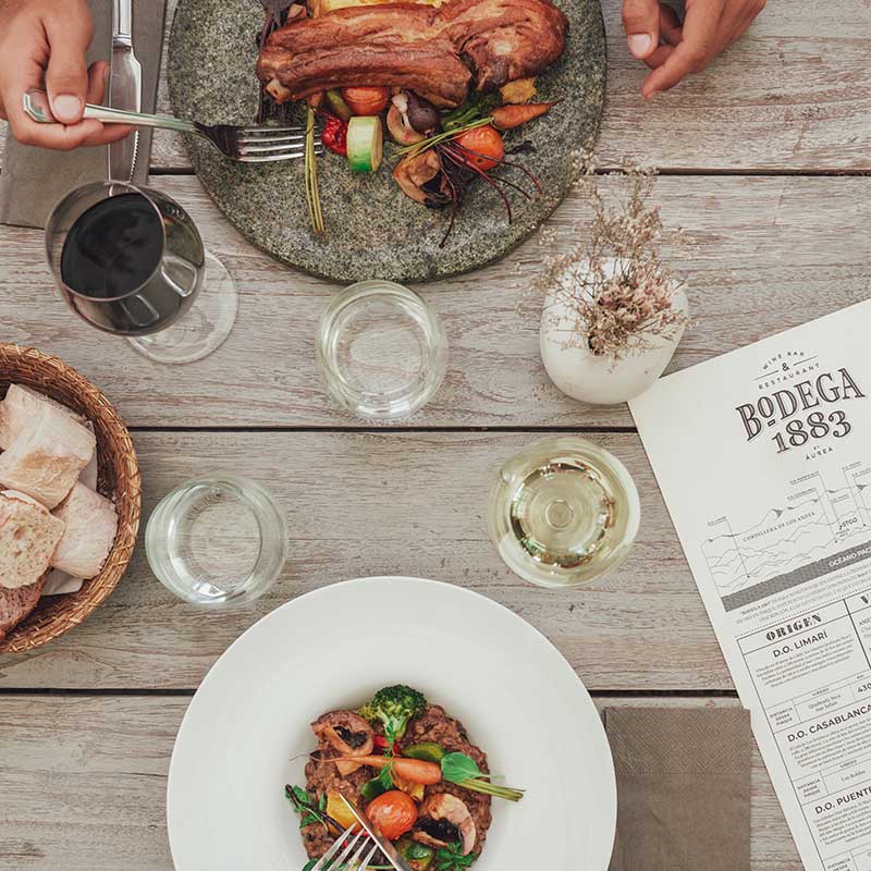 seccion restaurante bodega 1883 | EXPERIÊNCIA CONCHA Y TORO